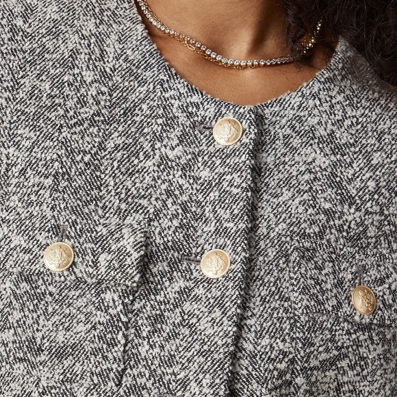 J.Crew Isabelle Lady Jacket in Italian Flecked Herringbone - Picture 3 of 7